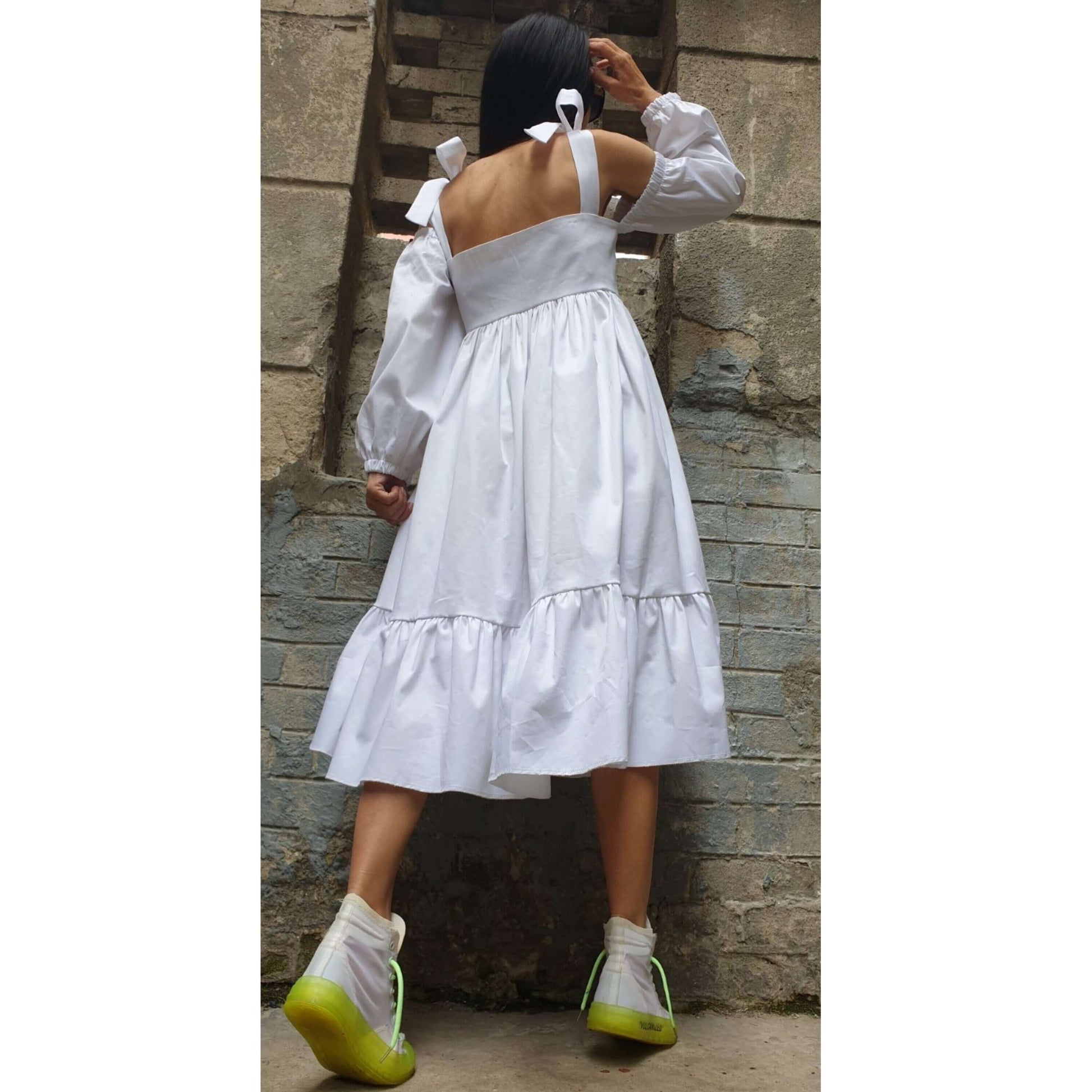 Bare Shoulders Dress - Handmade clothing from AngelBySilvia - Top Designer Brands 