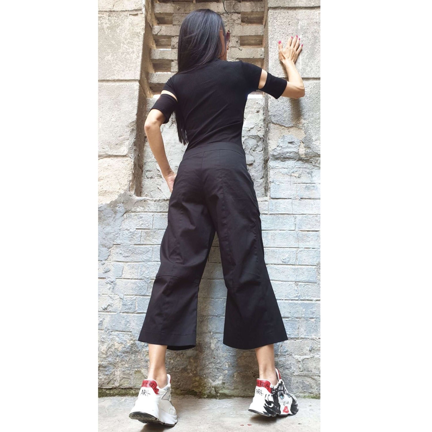 Casual Wide Leg Pants - Handmade clothing from AngelBySilvia - Top Designer Brands 