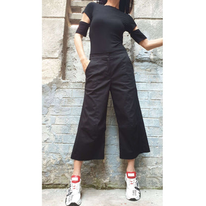 Casual Wide Leg Pants - Handmade clothing from AngelBySilvia - Top Designer Brands 