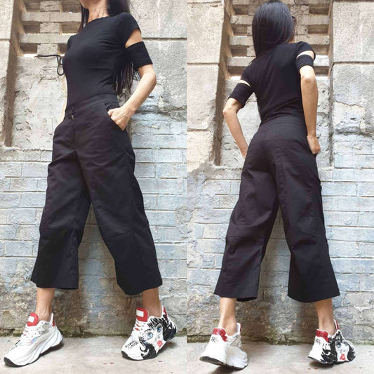 Casual Wide Leg Pants - Handmade clothing from AngelBySilvia - Top Designer Brands 