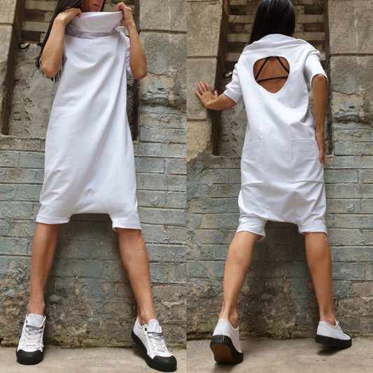 Summer Cotton Jumpsuit - Handmade clothing from AngelBySilvia - Top Designer Brands 