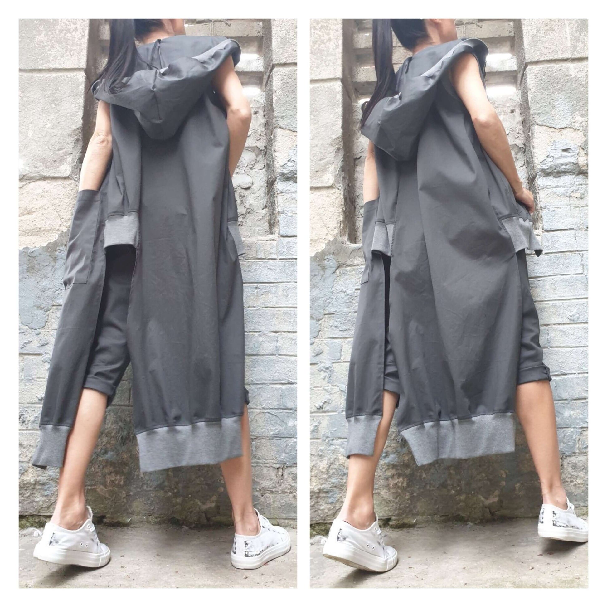 Grey Extravagant Vest - Handmade clothing from AngelBySilvia - Top Designer Brands 