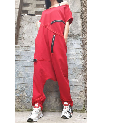 Casual Wide Leg Overalls - Handmade clothing from AngelBySilvia - Top Designer Brands 