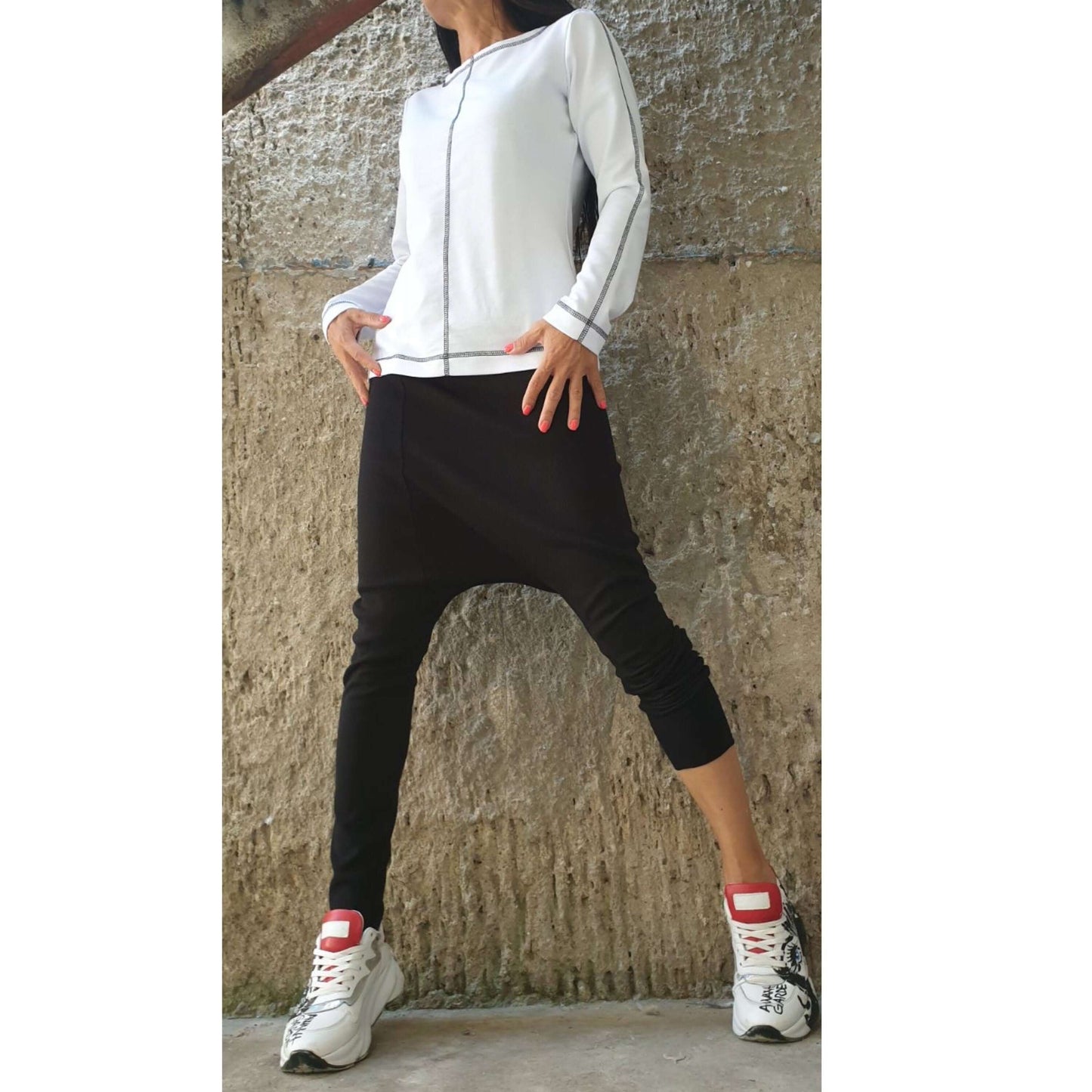 Black White Tracksuit - Handmade clothing from AngelBySilvia - Top Designer Brands 
