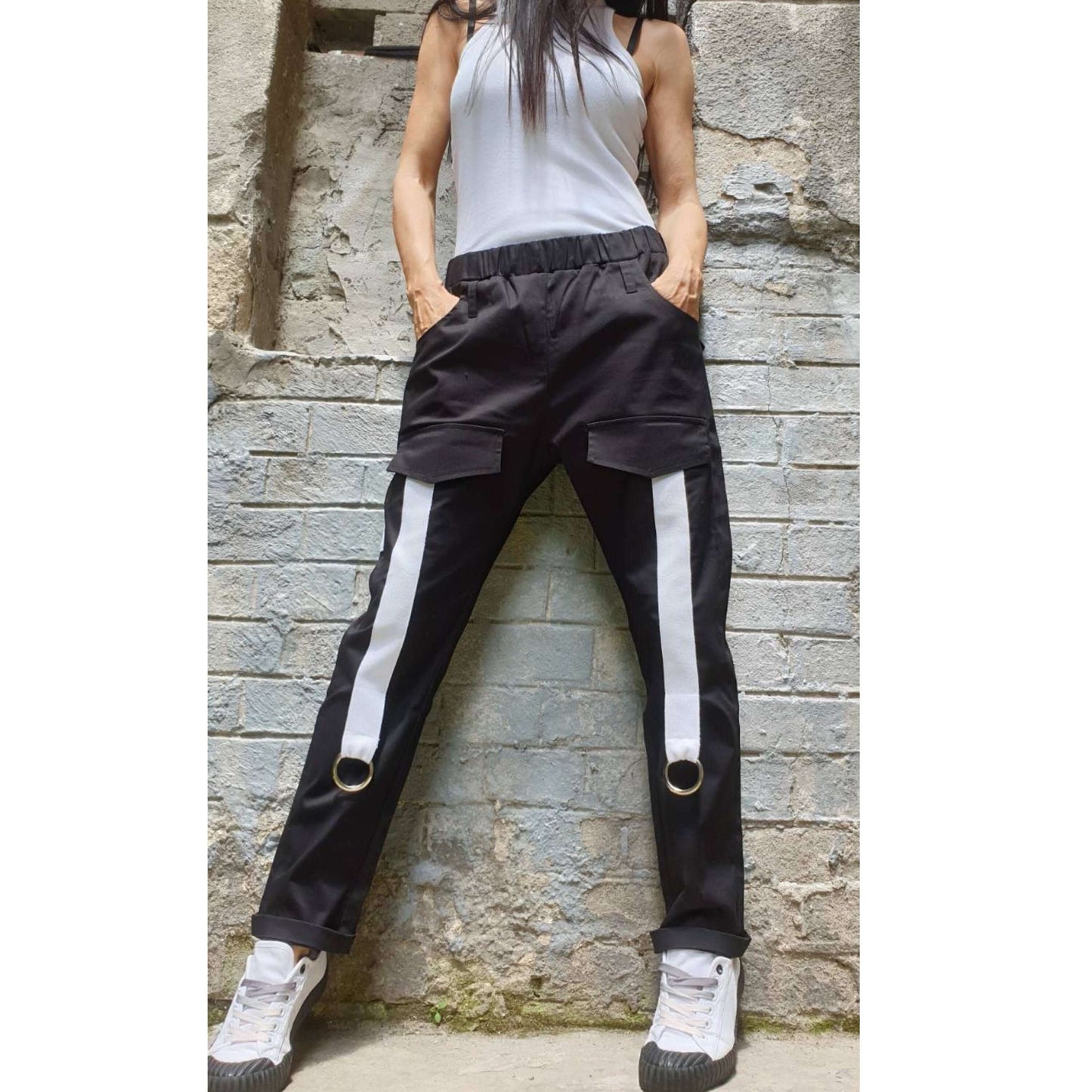 Extravagant Long Trousers - Handmade clothing from AngelBySilvia - Top Designer Brands 
