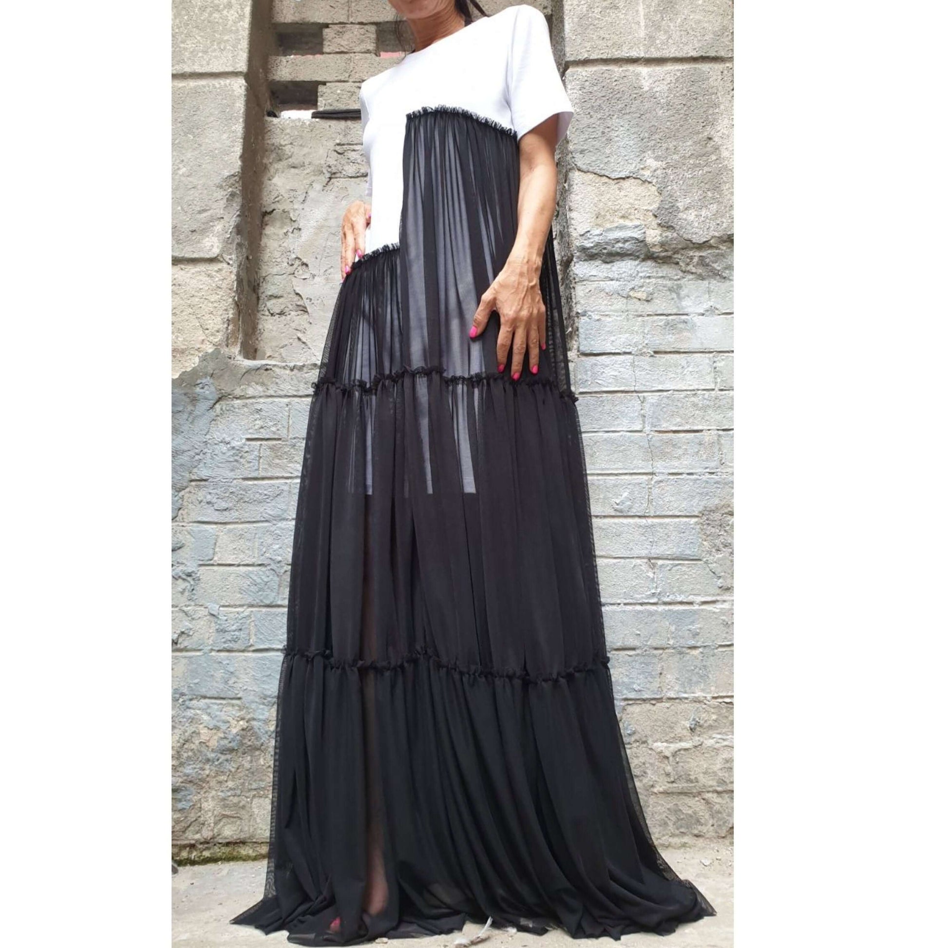 Extravagant Long Dress - Handmade clothing from AngelBySilvia - Top Designer Brands 