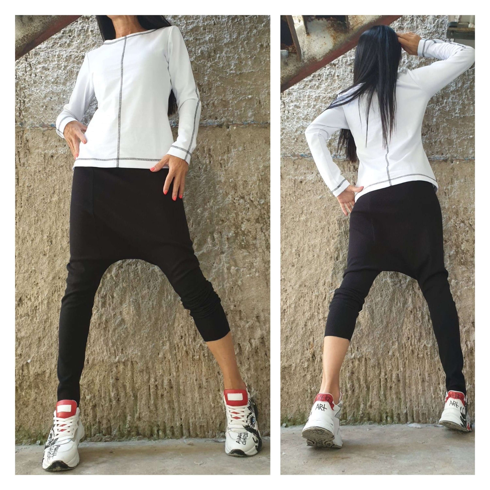 Black White Tracksuit - Handmade clothing from AngelBySilvia - Top Designer Brands 