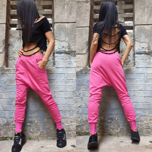 Drop Crotch Pants - Handmade clothing from AngelBySilvia - Top Designer Brands 