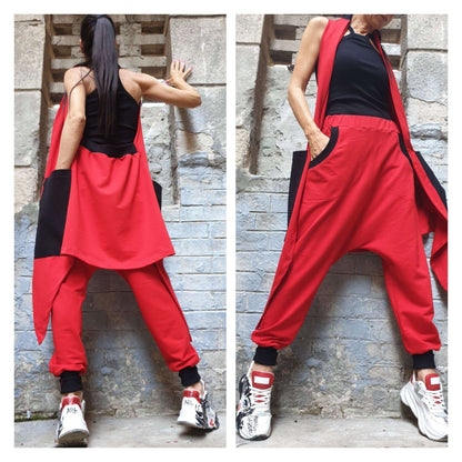 Collection Red Outwear Woman Outfit - Handmade clothing from AngelBySilvia - Top Designer Brands 