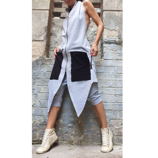 Asymmetric Vest - Handmade clothing from AngelBySilvia - Top Designer Brands 