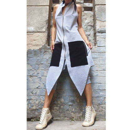 Asymmetric Vest - Handmade clothing from AngelBySilvia - Top Designer Brands 