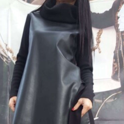 Eco Leather Tunic - Handmade clothing from AngelBySilvia - Top Designer Brands 