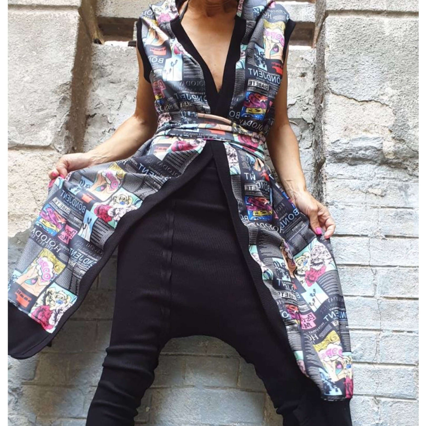 Avantgarde Vest - Handmade clothing from AngelBySilvia - Top Designer Brands 