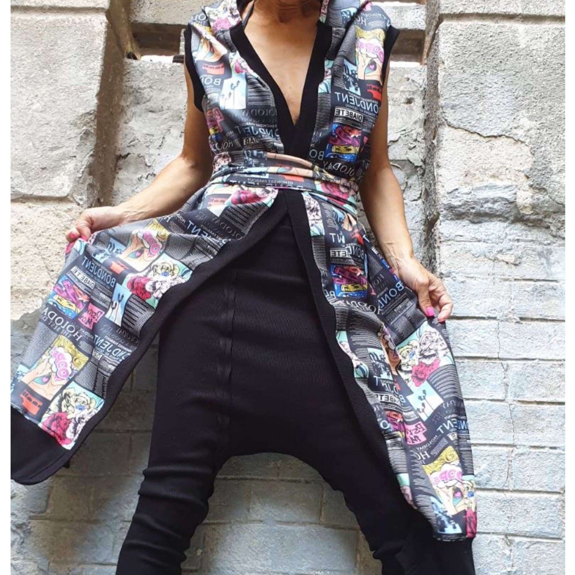 Avantgarde Vest - Handmade clothing from AngelBySilvia - Top Designer Brands 