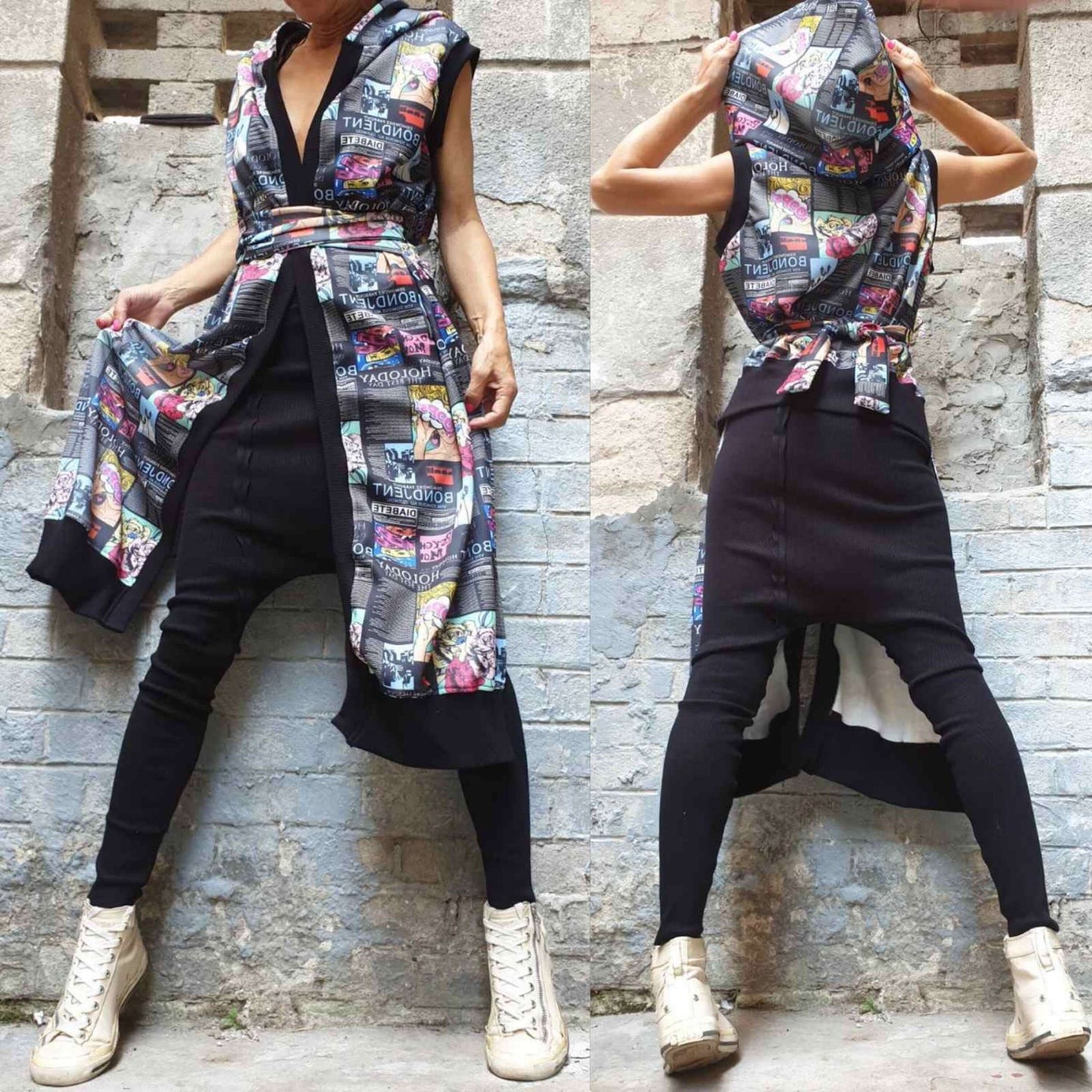 Avantgarde Vest - Handmade clothing from AngelBySilvia - Top Designer Brands 