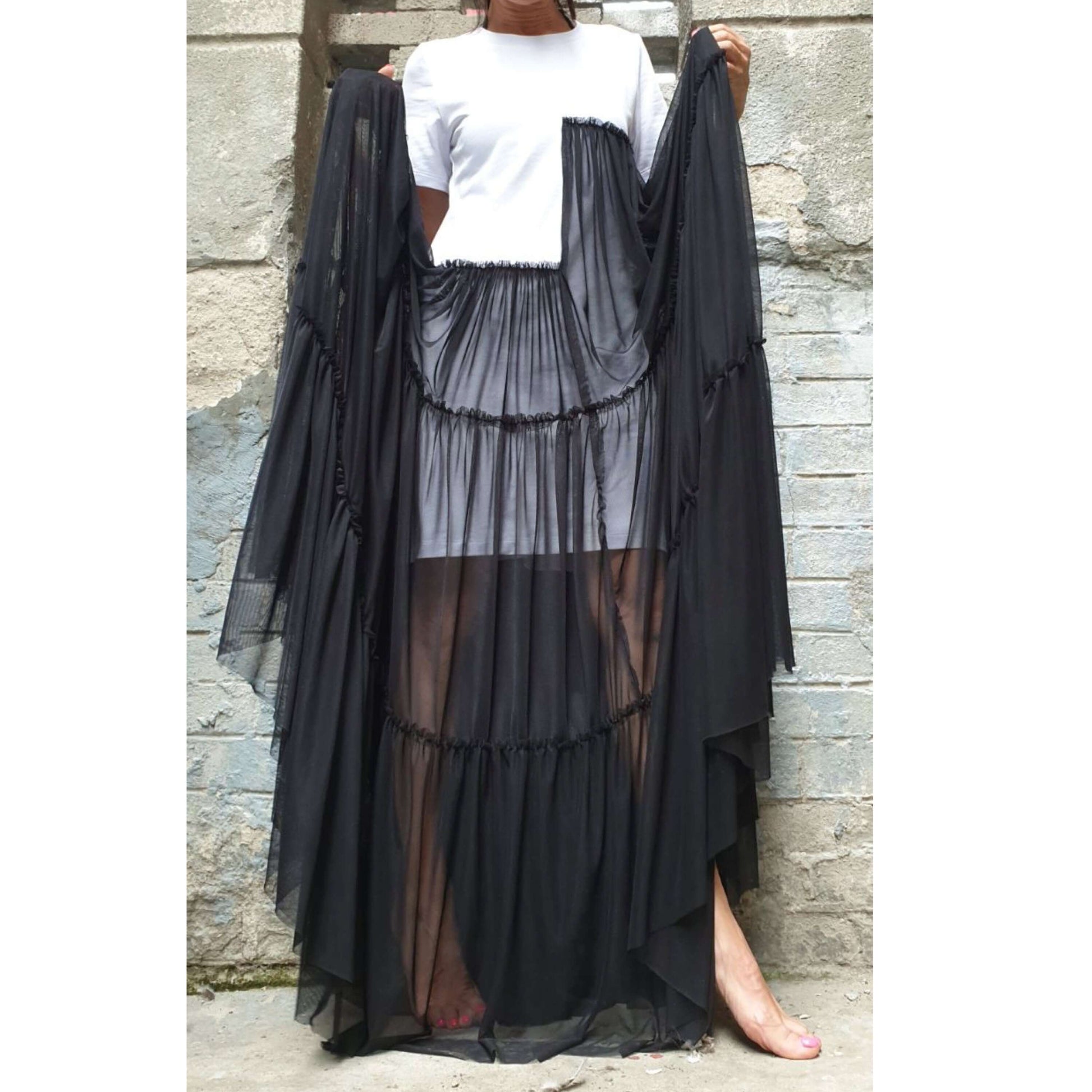 Extravagant Long Dress - Handmade clothing from AngelBySilvia - Top Designer Brands 