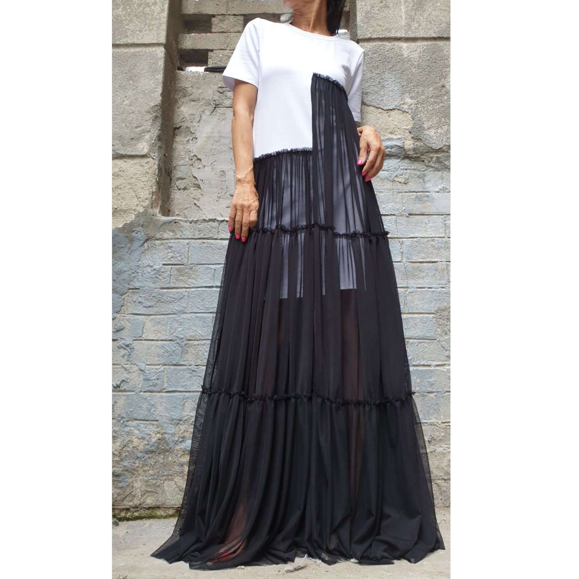 Extravagant Long Dress - Handmade clothing from AngelBySilvia - Top Designer Brands 
