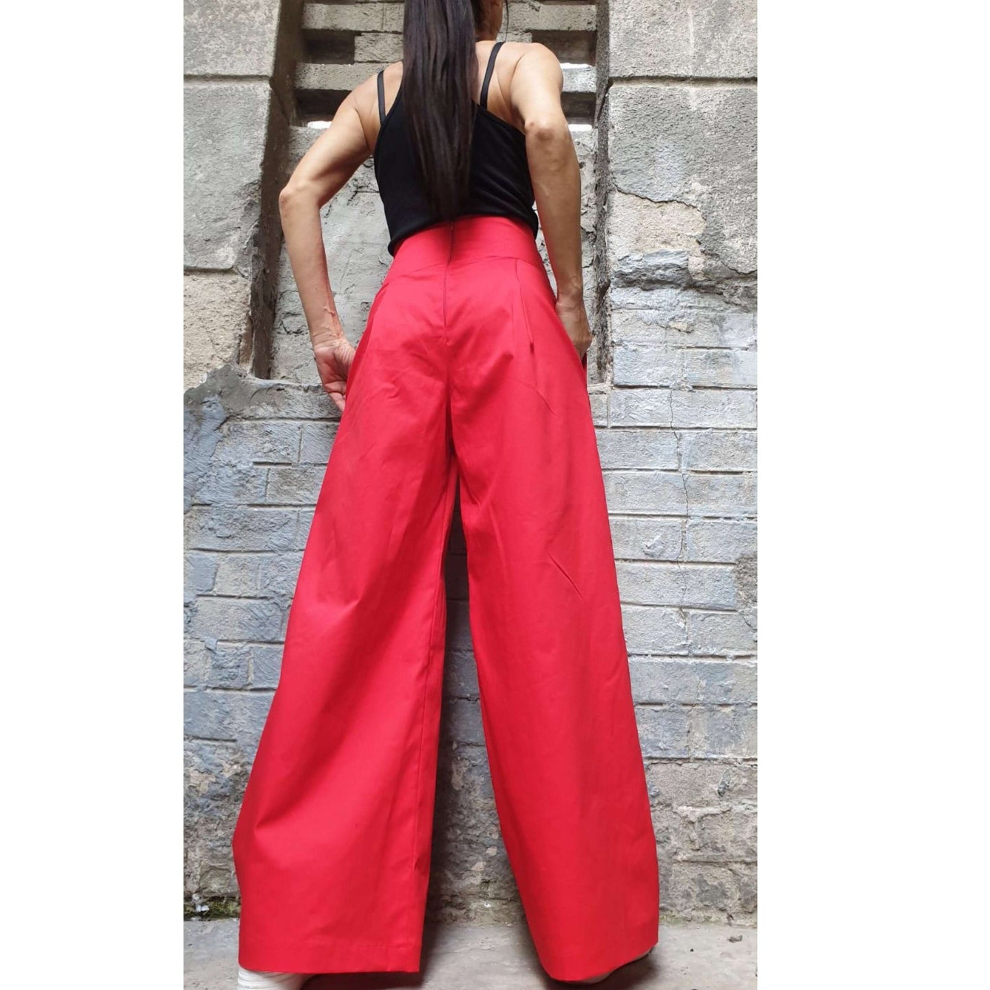 High Waist Woman Trousers - Handmade clothing from AngelBySilvia - Top Designer Brands 