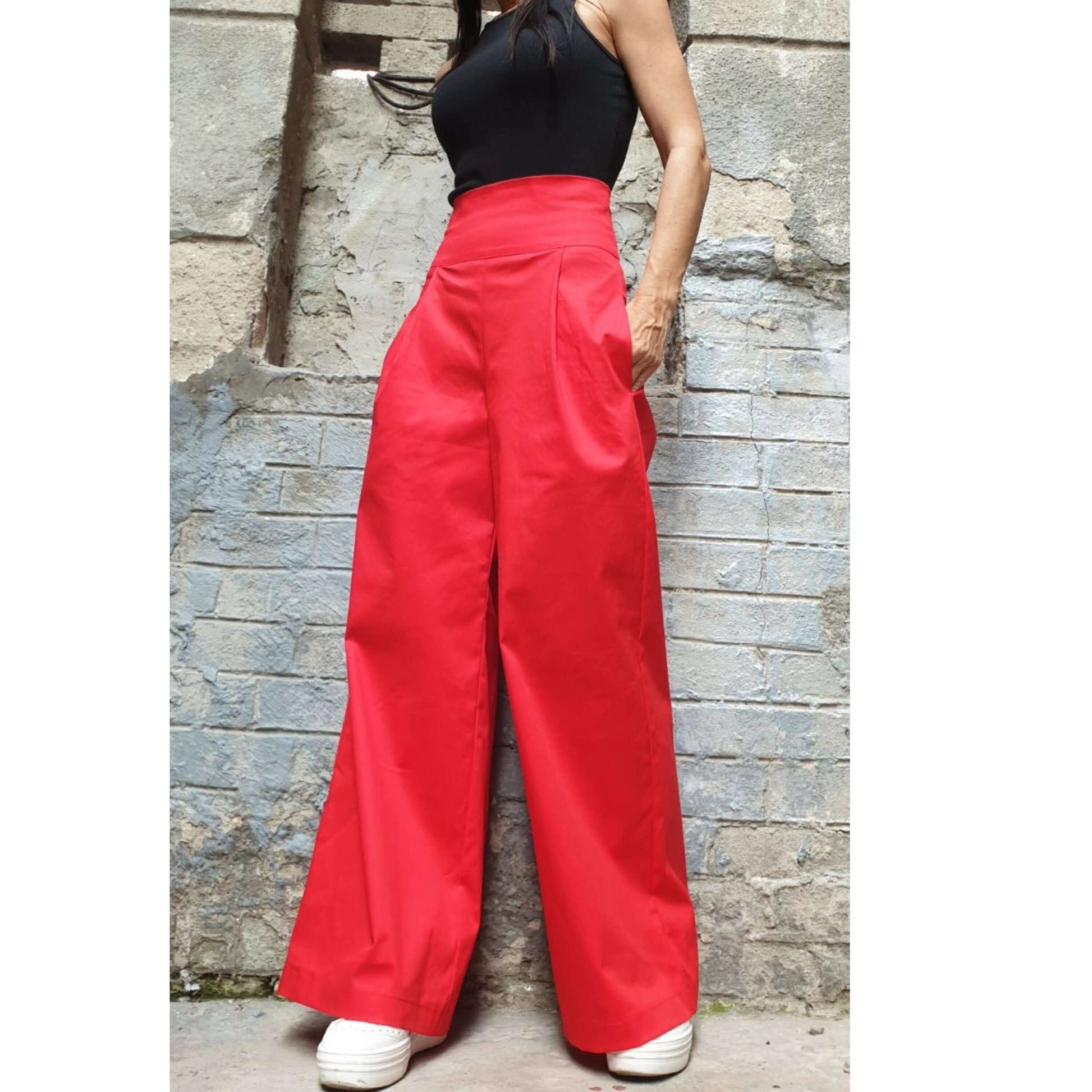 High Waist Woman Trousers - Handmade clothing from AngelBySilvia - Top Designer Brands 