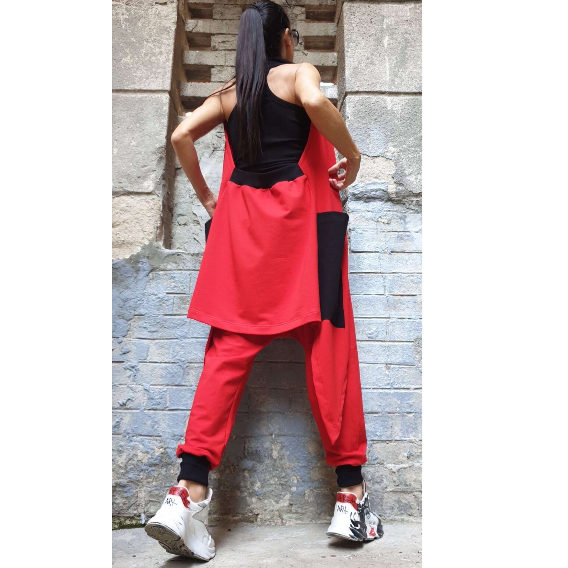 Collection Red Outwear Woman Outfit - Handmade clothing from AngelBySilvia - Top Designer Brands 