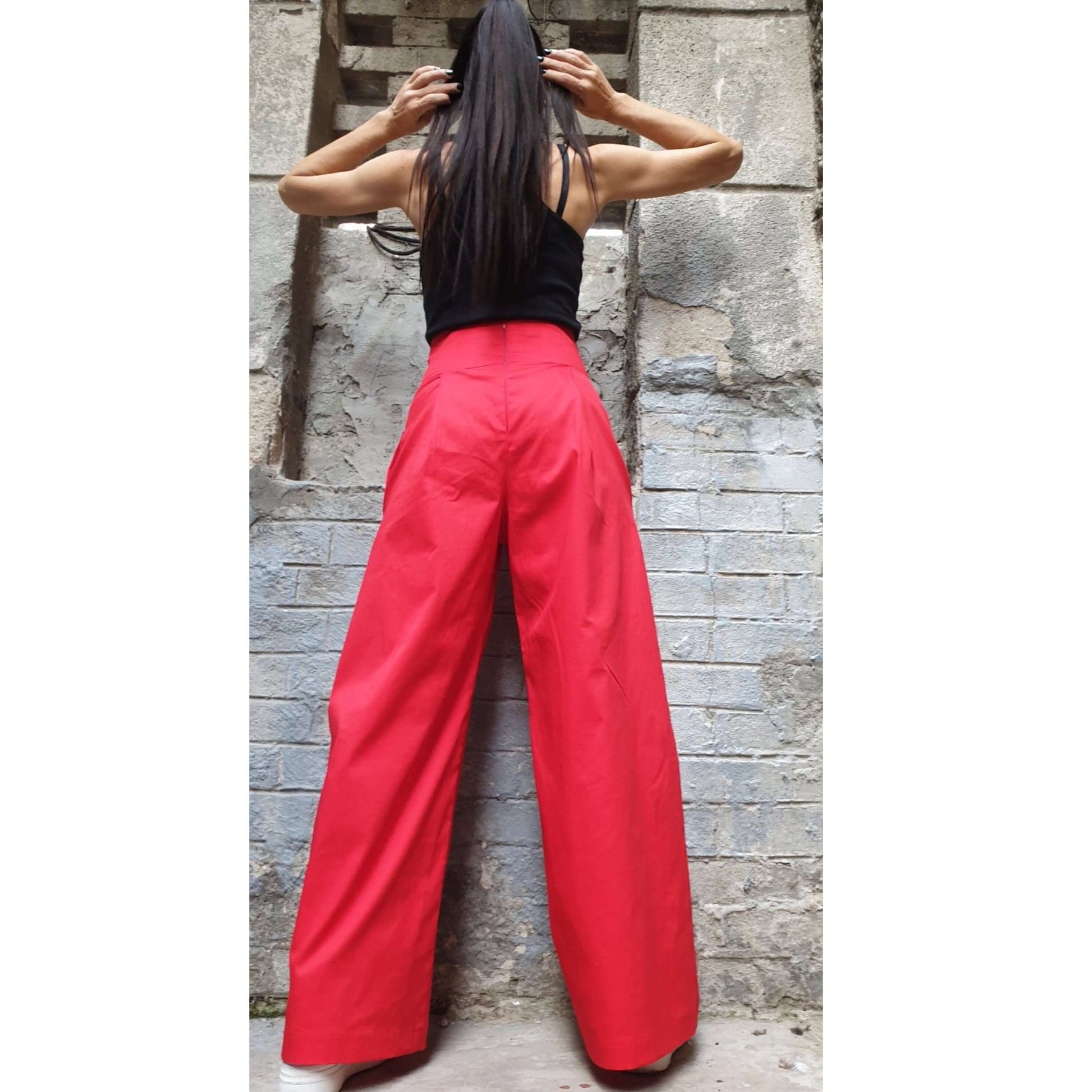 High Waist Woman Trousers - Handmade clothing from AngelBySilvia - Top Designer Brands 