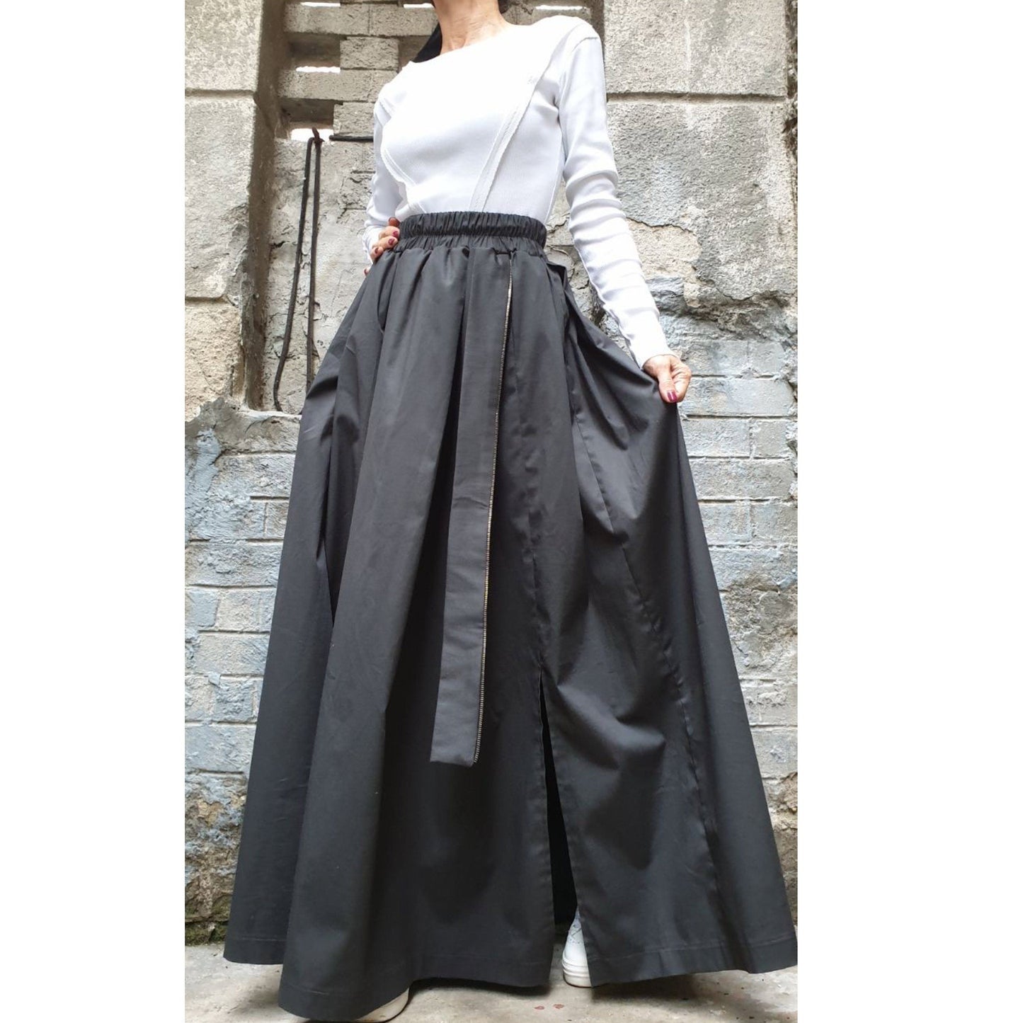 New Collection Casual Long Skirt - Handmade clothing from AngelBySilvia - Top Designer Brands 