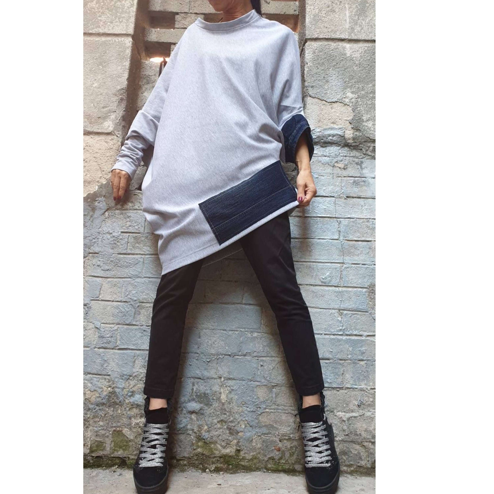 Casual Comfortable Tunic - Handmade clothing from AngelBySilvia - Top Designer Brands 