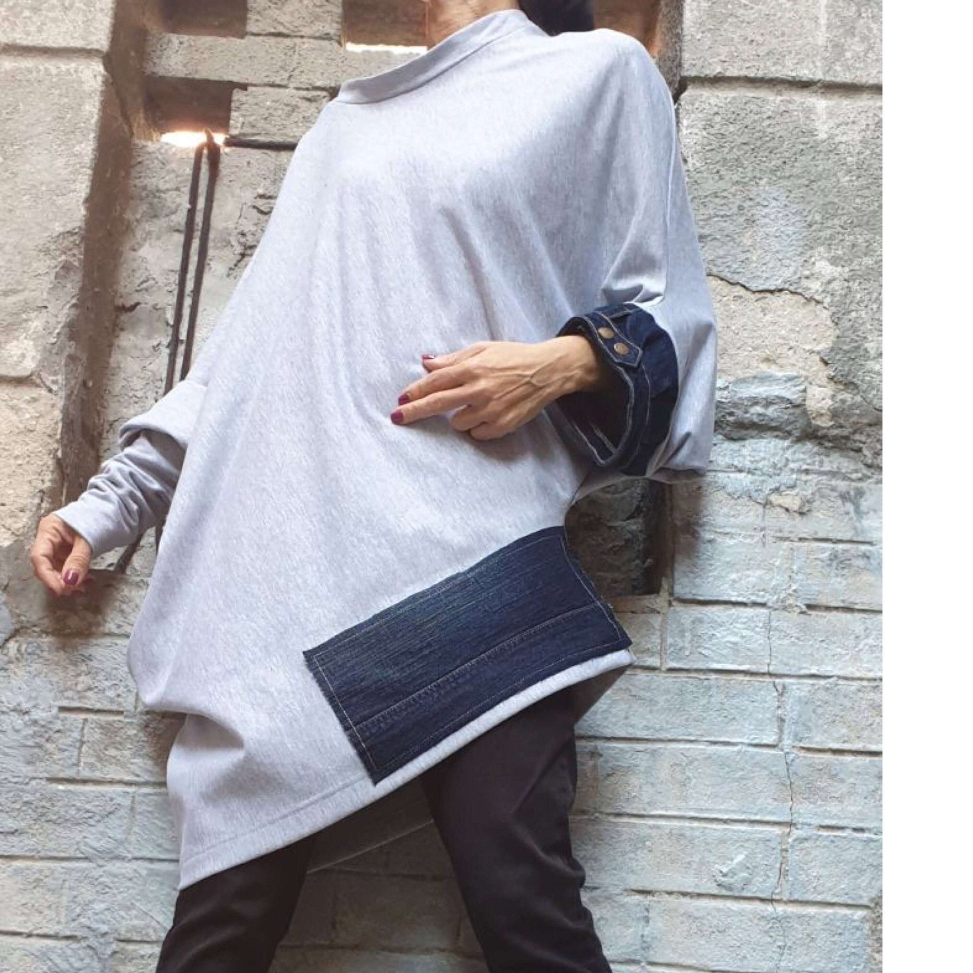 Casual Comfortable Tunic - Handmade clothing from AngelBySilvia - Top Designer Brands 