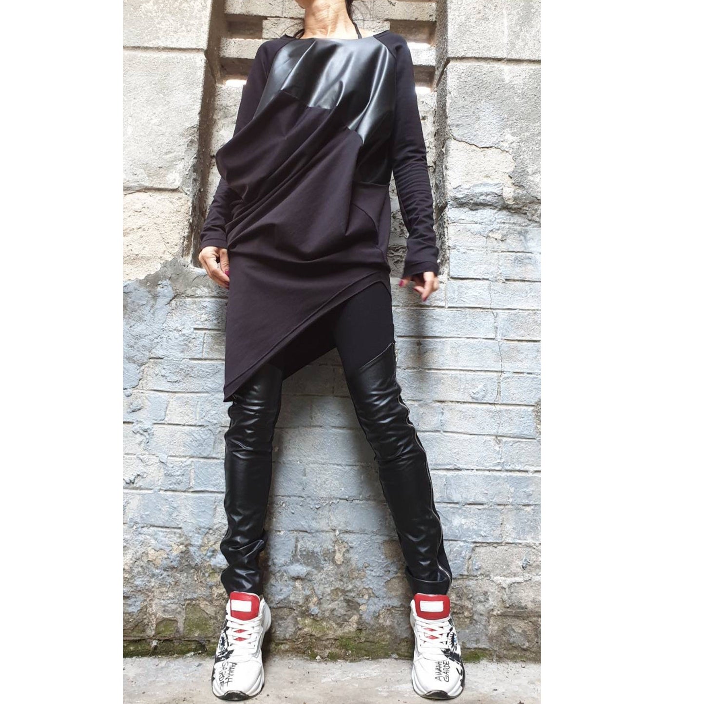 Urban Asymmetric Tunic - Handmade clothing from AngelBySilvia - Top Designer Brands 
