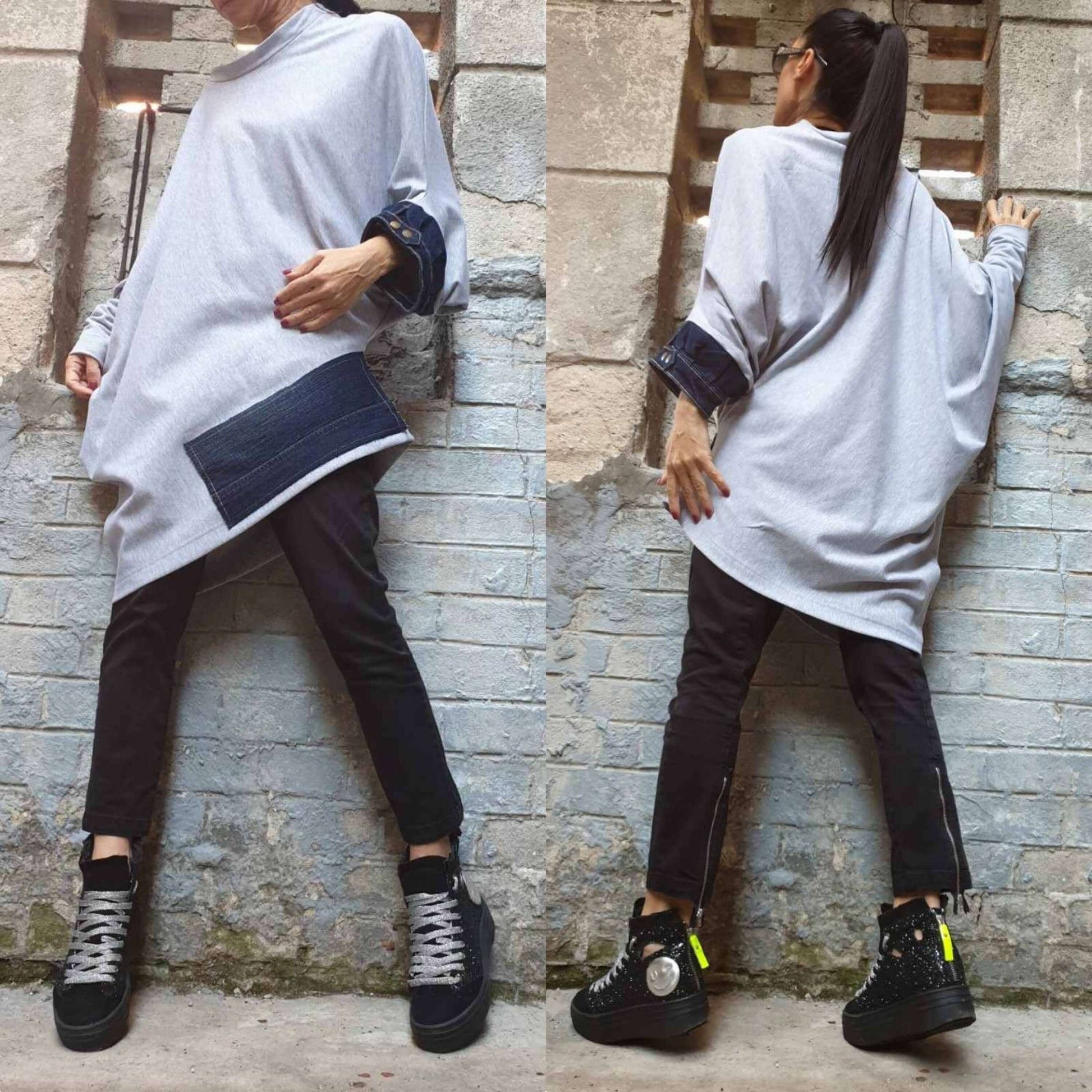 Casual Comfortable Tunic - Handmade clothing from AngelBySilvia - Top Designer Brands 