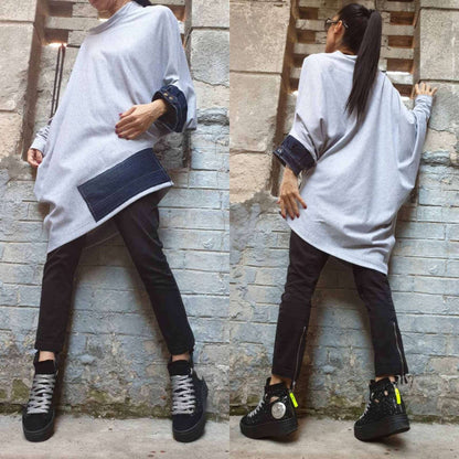 Casual Comfortable Tunic - Handmade clothing from AngelBySilvia - Top Designer Brands 