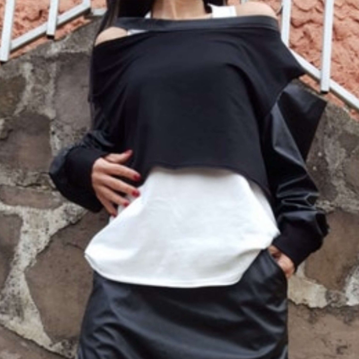 Extravagant Two Piece Woman Blouse - Handmade clothing from AngelBySilvia - Top Designer Brands 