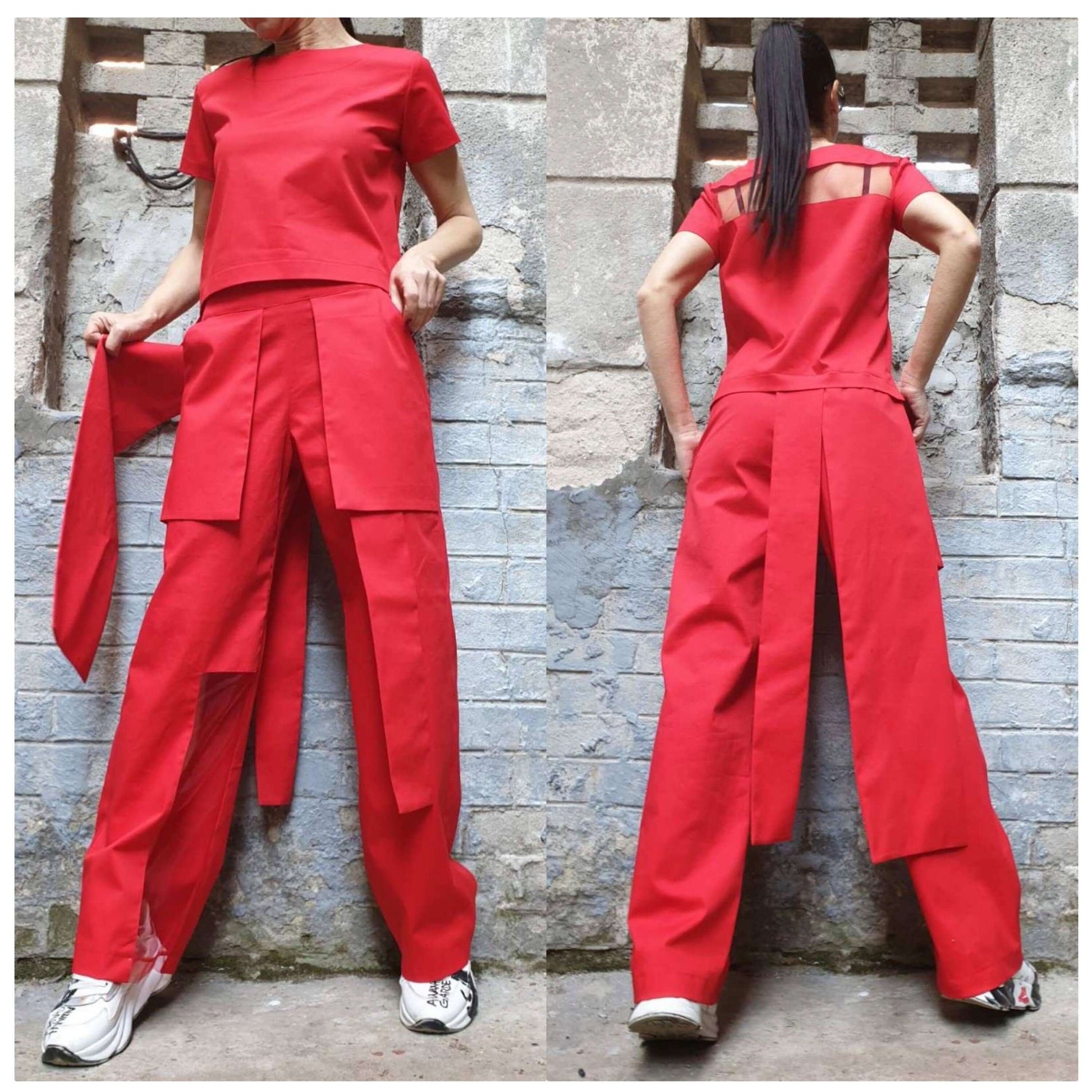 Extravagant Pants Top Set - Handmade clothing from AngelBySilvia - Top Designer Brands 