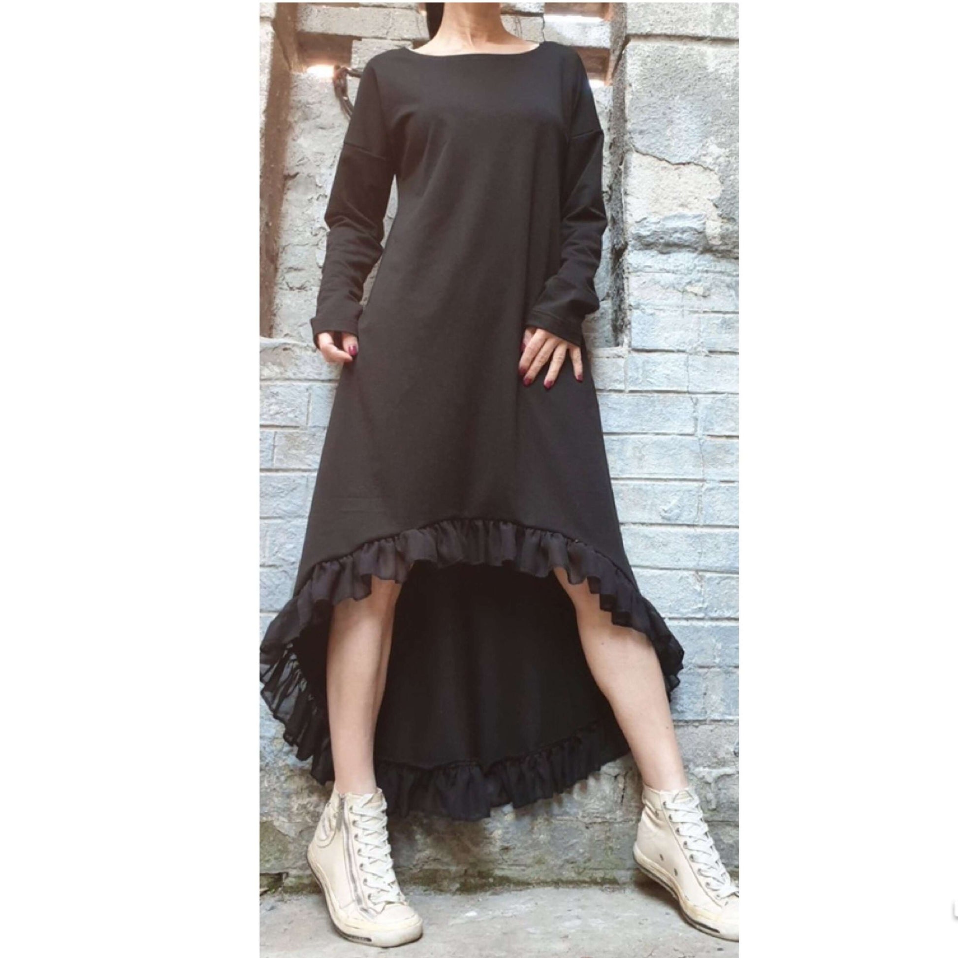 Asymmetric Woman Dress - Handmade clothing from AngelBySilvia - Top Designer Brands 