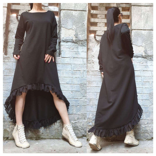 Asymmetric Woman Dress - Handmade clothing from AngelBySilvia - Top Designer Brands 