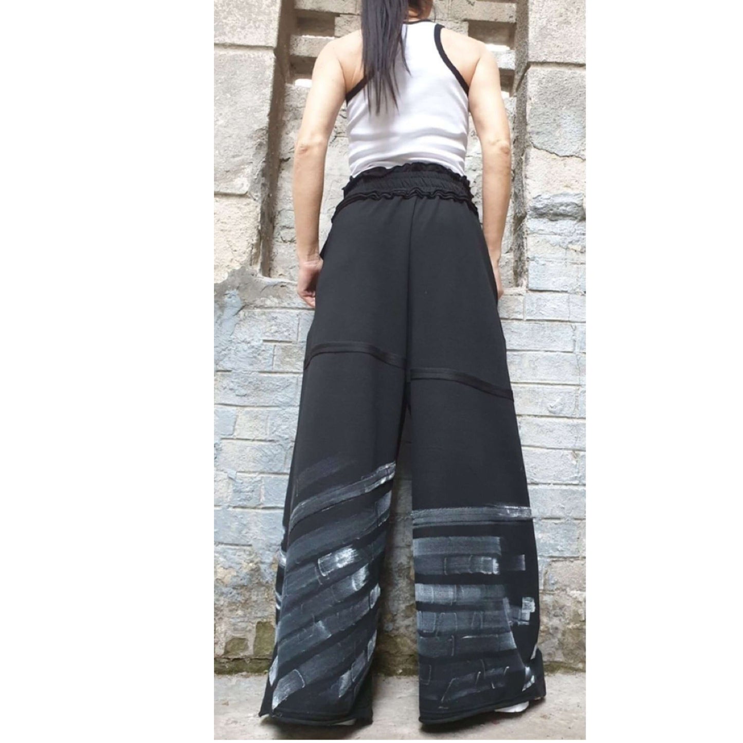 Casual Cotton Trousers - Handmade clothing from AngelBySilvia - Top Designer Brands 