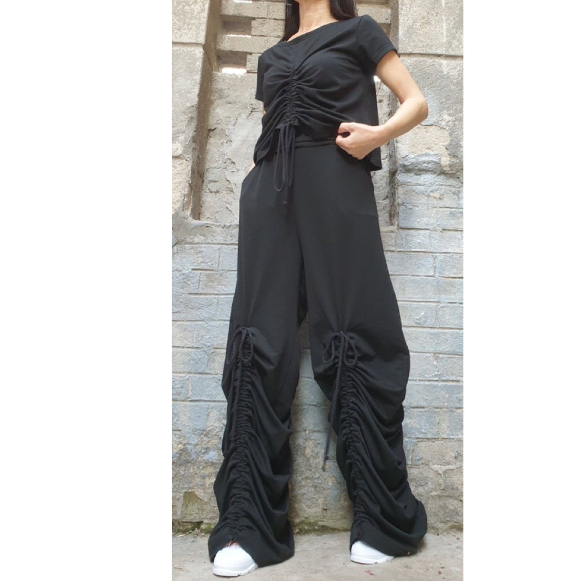 New Collection Casual Pants Blouse Set - Handmade clothing from AngelBySilvia - Top Designer Brands 