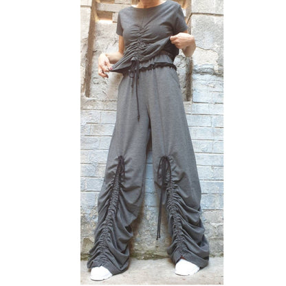 New Outwear Dark Grey Woman Outfit - Handmade clothing from AngelBySilvia - Top Designer Brands 