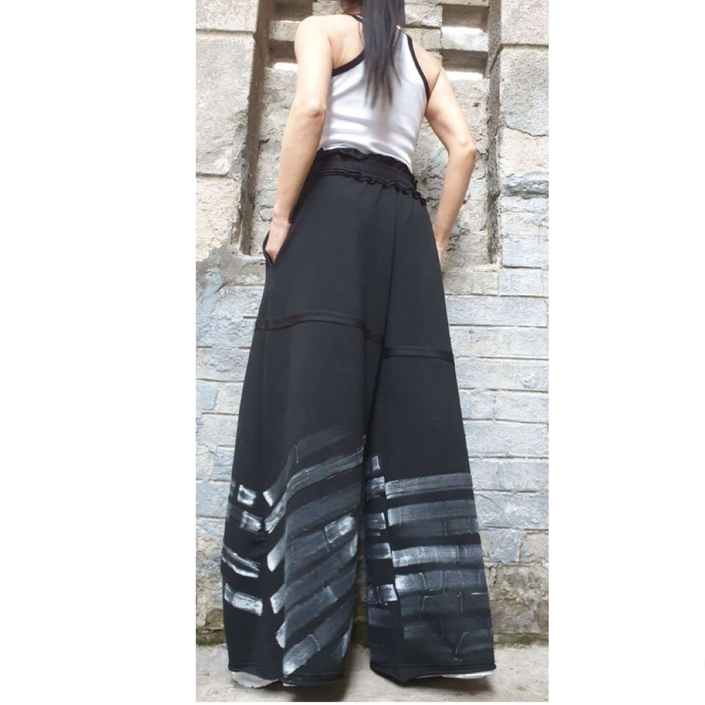 Casual Cotton Trousers - Handmade clothing from AngelBySilvia - Top Designer Brands 