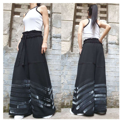 Casual Cotton Trousers - Handmade clothing from AngelBySilvia - Top Designer Brands 