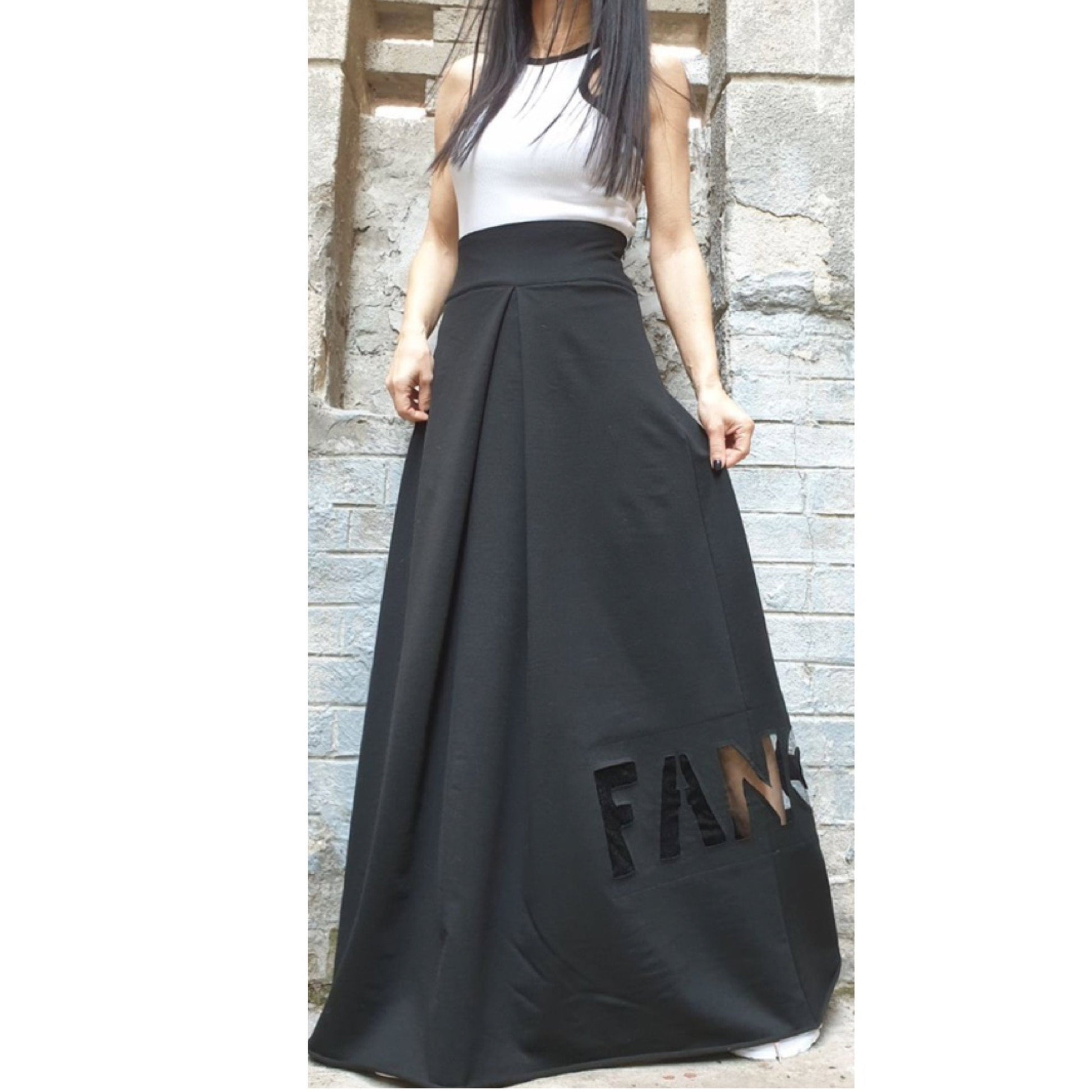 New Collection Loose Long Skirt - Handmade clothing from AngelBySilvia - Top Designer Brands 