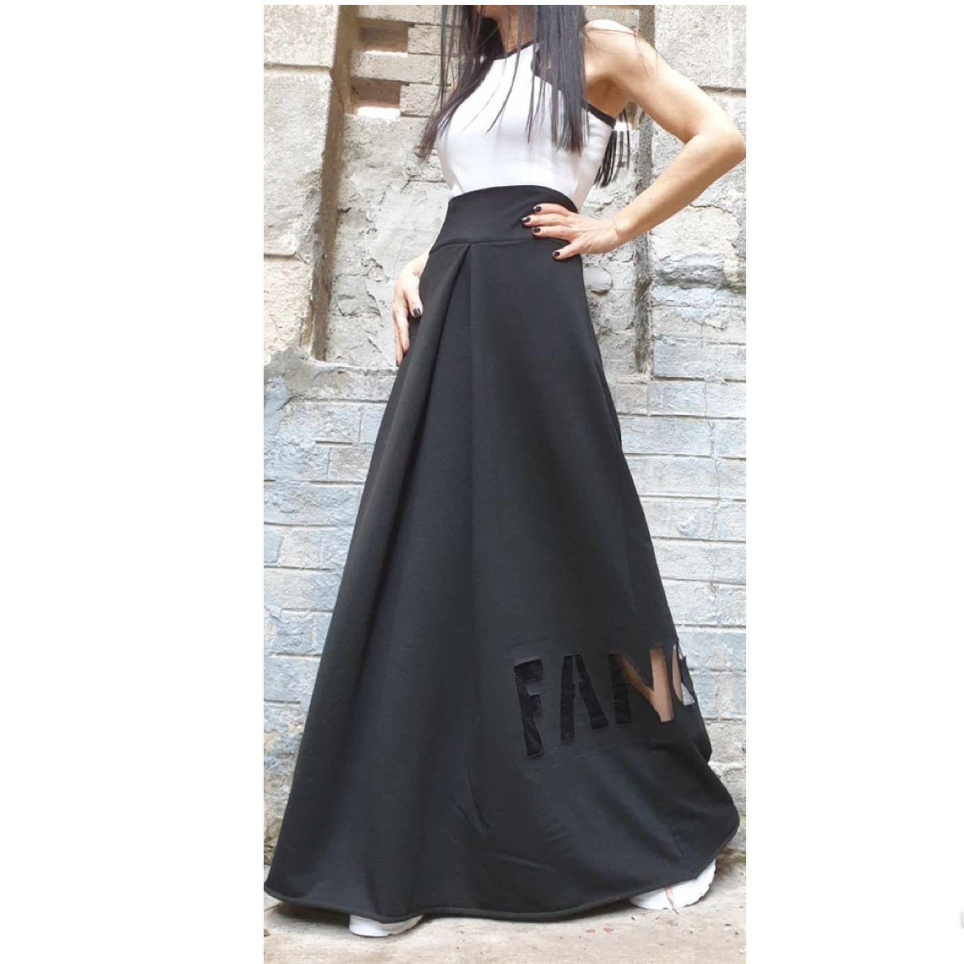 New Collection Loose Long Skirt - Handmade clothing from AngelBySilvia - Top Designer Brands 