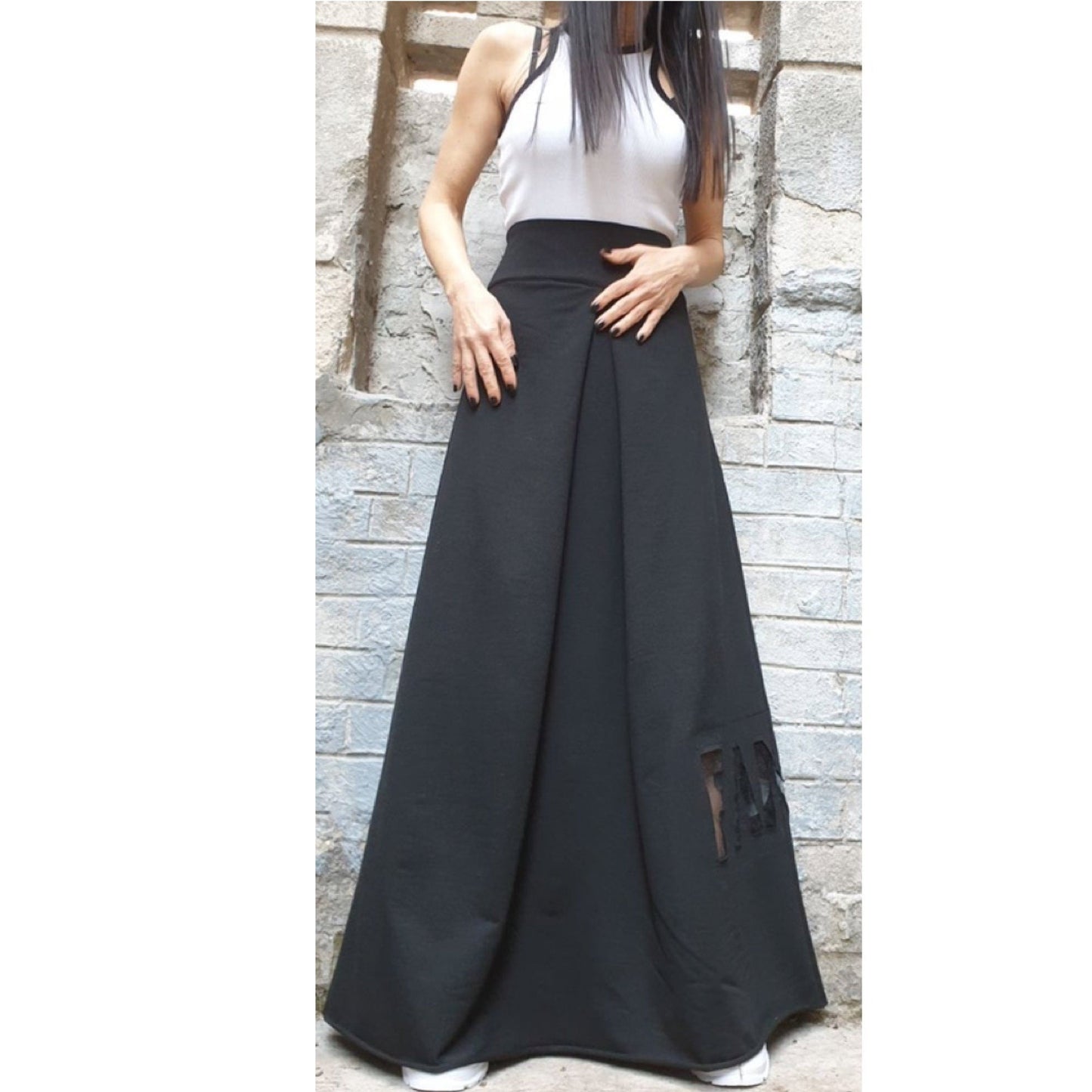 New Collection Loose Long Skirt - Handmade clothing from AngelBySilvia - Top Designer Brands 