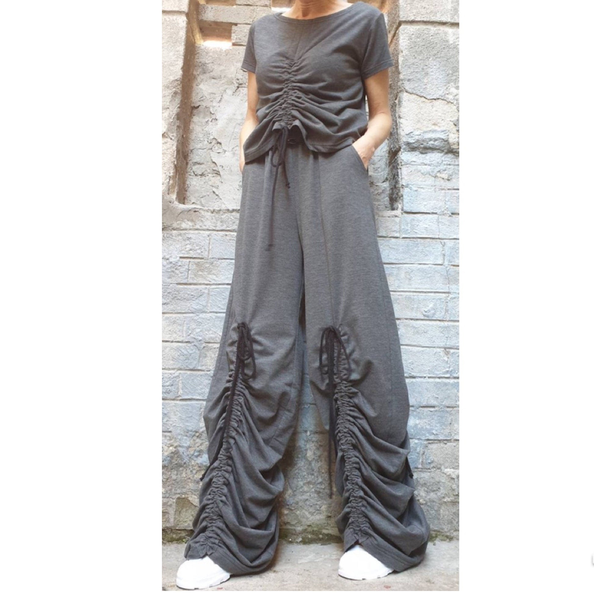 New Outwear Dark Grey Woman Outfit - Handmade clothing from AngelBySilvia - Top Designer Brands 