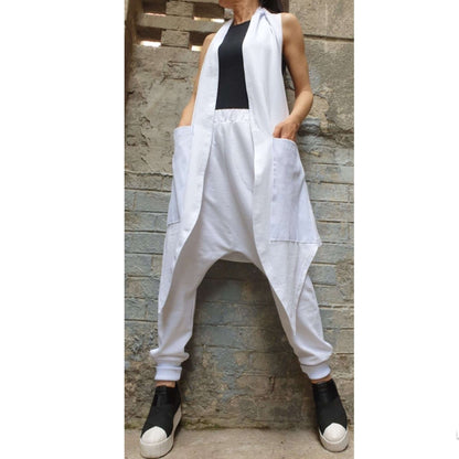 Asymmetric Vest Pants Set - Handmade clothing from AngelBySilvia - Top Designer Brands 