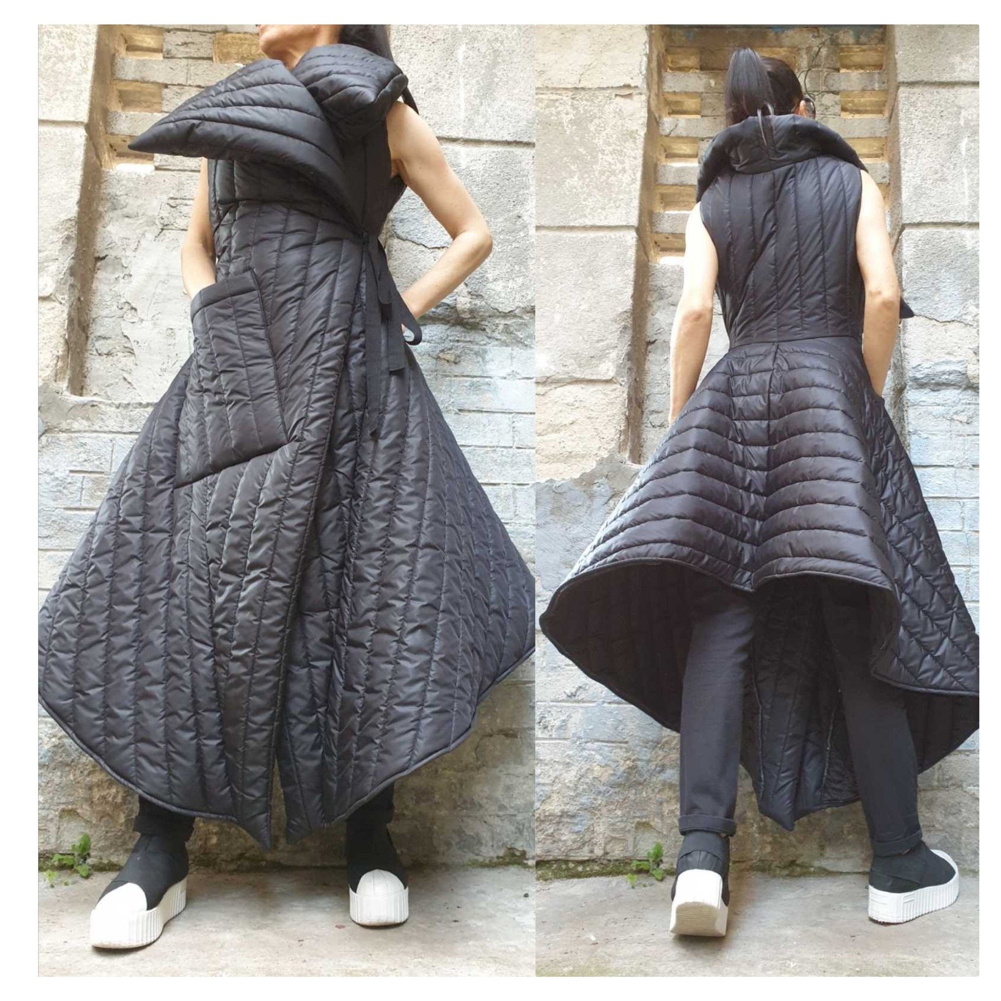 New Winter Asymmetric Vest - Handmade clothing from AngelBySilvia - Top Designer Brands 