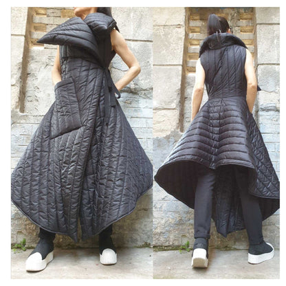 New Winter Asymmetric Vest - Handmade clothing from AngelBySilvia - Top Designer Brands 