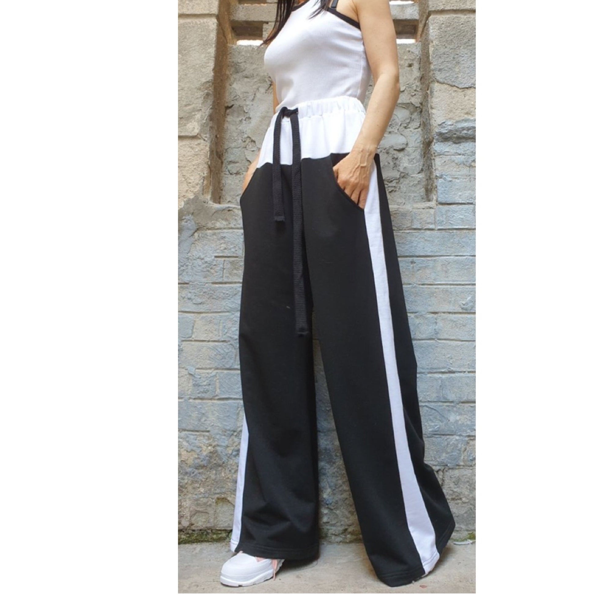 New Everyday Wide Leg Pants - Handmade clothing from AngelBySilvia - Top Designer Brands 