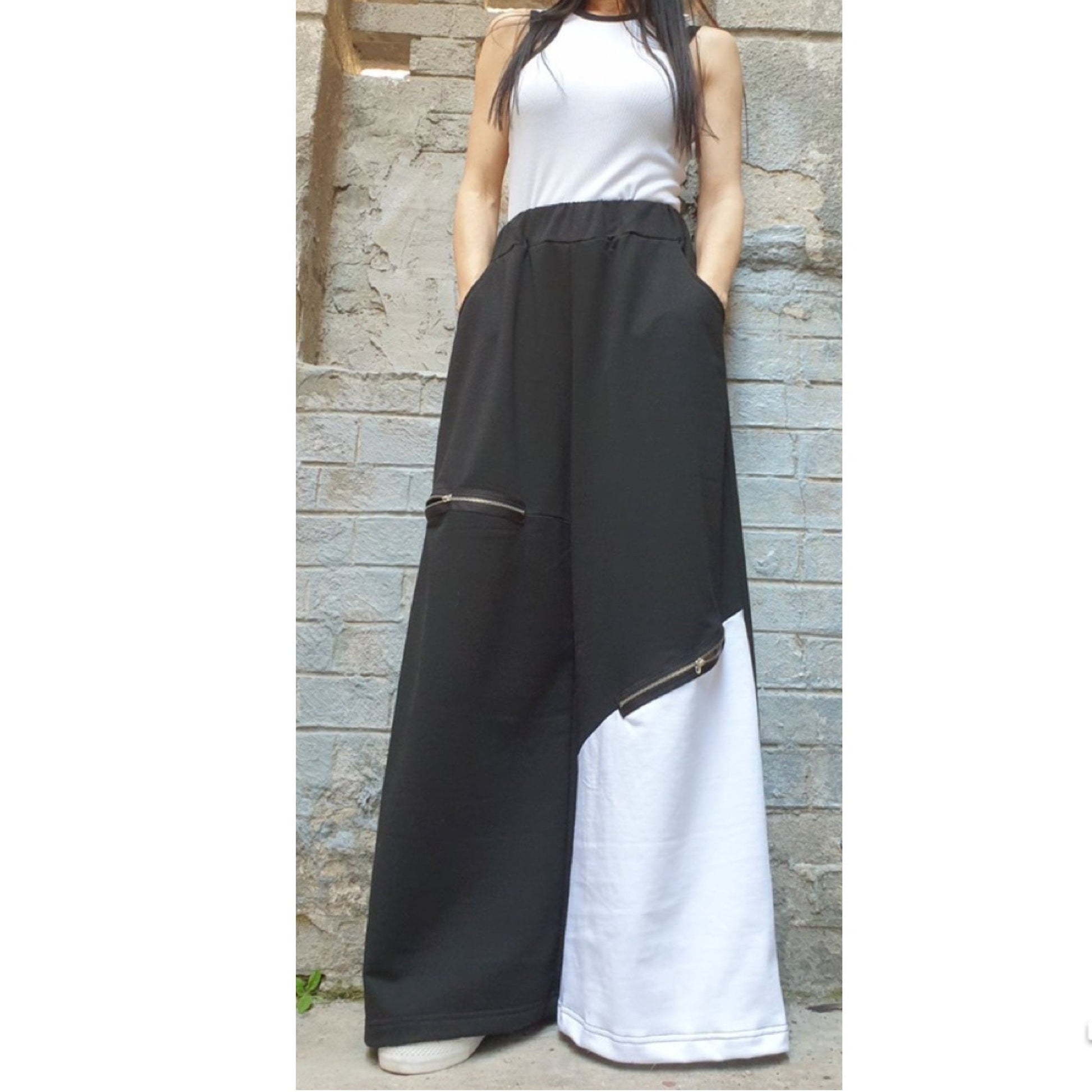 New Collection Wide Leg Pants - Handmade clothing from AngelBySilvia - Top Designer Brands 