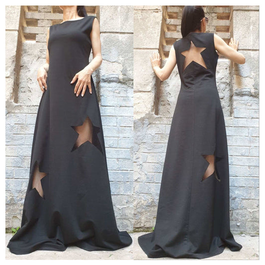 New Collection Hand Cut Star Dress - Handmade clothing from AngelBySilvia - Top Designer Brands 